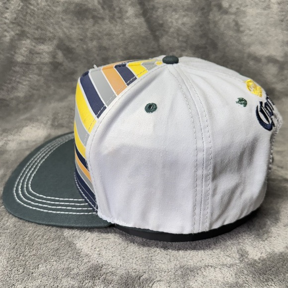 Corona Mesh Snap Back Cap Unitalla Tag Grey Trucker Hat Front Logo Cerveza - Picture 5 of 9